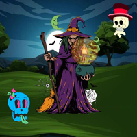 Free online html5 escape games - Man Trapped Dangerous Witch Magic