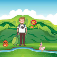 Free online html5 escape games - Wow Find Tourist Man Car