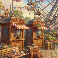 Free online html5 escape games - Fairground Files