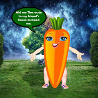 Free online html5 escape games - Carrot Meet Her Friend