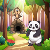 Free online html5 escape games - Panda Forgot Bamboo Forest Way