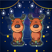 Free online html5 games - FG Lovely Santa Reindeer Escape game 