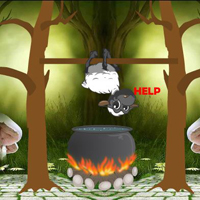 Free online html5 games - Threat Circumstance Sheep Escape game 