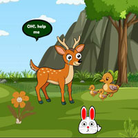 Free online html5 escape games - G2R Mom Deer Searching Infant