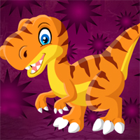 Free online html5 games - Games4king Velociraptor Dinosaur Escape game - WowEscape 