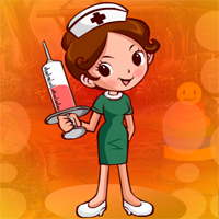 Free online html5 games - Games4king Placid Nurse Escape game 