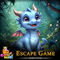 Free online html5 escape games - Majestic Blue Dragon Escape