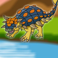 Free online html5 games - G2J The Ankylosaurus Escape game - WowEscape 