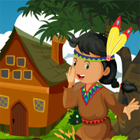 Free online html5 games - Games4King Native American Girl Rescue game 