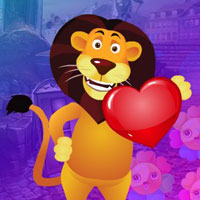 Free online html5 games - G4K Amorous Lion Escape game - WowEscape 