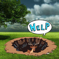 Free online html5 games - Deer Escape From Tiger game - WowEscape 