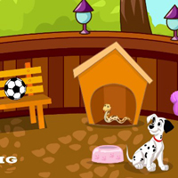 Free online html5 games - Gorgeous Dalmatian Dog House Rescue game 