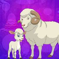 Free online html5 games - G4K Sheep And Lamb Escape game - WowEscape 