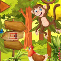 Free online html5 games - Top10 Rescue the Chimpanzee  game - WowEscape 
