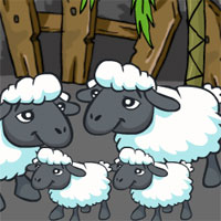 Free online html5 games - Games2Jolly Sheep Family Rescue  game - WowEscape 