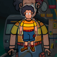Free online html5 escape games - Fearful Boy Rescue From Train Station