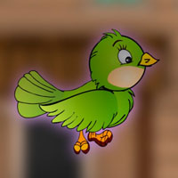 Free online html5 games - G2J Rescue the Green Bird from Cage game - WowEscape 