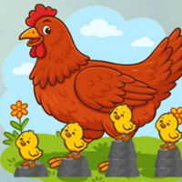 Free online html5 escape games - 8B Find Brilliant Chicken Babz