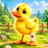 Free online html5 escape games - Aid the Injured Gosling
