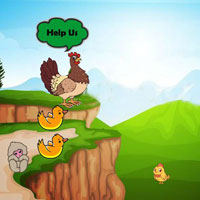 Free online html5 escape games - Hen Baby Slipped The Valley