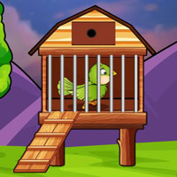 Free online html5 escape games - G2J Green Magic Bird Escape