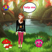 Free online html5 games - G2R Girl Escaped Enchanted Forest game 