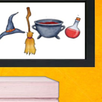 Free online html5 games - 8b Halloween Pumpkin Escape game - WowEscape 