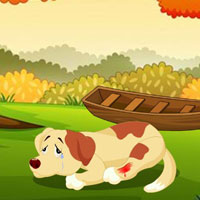 Free online html5 games - G2J Help to the Injured Pet Dog game - WowEscape 
