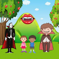 Free online html5 escape games - Wow Kids Escaped Vampires Garden