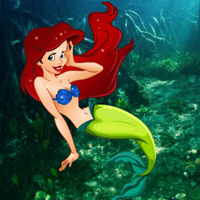 Free online html5 games - Underwater World Mermaid Rescue game - WowEscape 