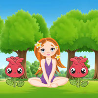 Free online html5 games - Wow Aid The Naive Girl game - WowEscape 