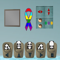 Free online html5 games - 8bgame Panda Caretaker Escape game - WowEscape 