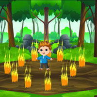 Free online html5 games - Wow Genie Saves Young Child game 