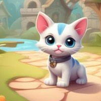 Free online html5 games - Charming Puppy And Kitty Rescue game - WowEscape 