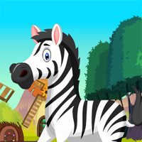 Free online html5 games - G4K Zebra Escape game 