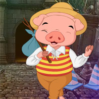 Free online html5 games - G4K Lady Pig Escape game - WowEscape 