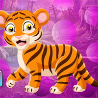 Free online html5 games - Games4King Elegant Tiger Escape game 
