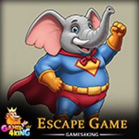Free online html5 escape games - Heroic Elephant Rescue Escape