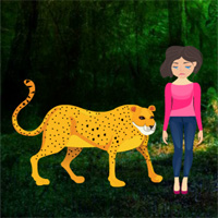 Free online html5 games - Rescue Girl From Wild Animal game 