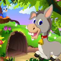 Free online html5 games - Funny Donkey Rescue Games4King game 