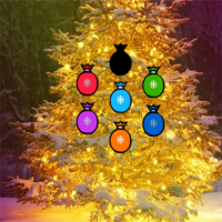 Free online html5 games - Fantasy Christmas Tree Forest Escape game 