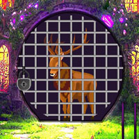 Free online html5 escape games - Magical Garden Reindeer Escape HTML5