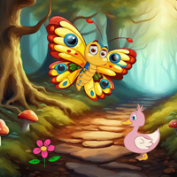 Free online html5 games - G2R Butterfly Meets The Buddy game 