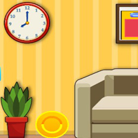 Free online html5 games - G2J Small Yellow House Escape game - WowEscape 