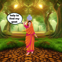 Free online html5 escape games -  Wow Village Girl Find Her Goat