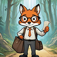 Free online html5 games - Intelligent Fox Escape Game game 