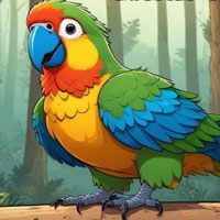 Free online html5 games - Excited Parrot Escape Game game - WowEscape 