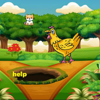 Free online html5 games - Wow Dangerous Situation Chick Escape game 