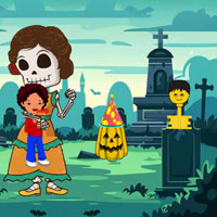 Free online html5 escape games - Girl Escaped Skeleton Catch