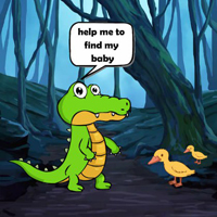 Free online html5 games - G2R Find Crocodile Baby game 